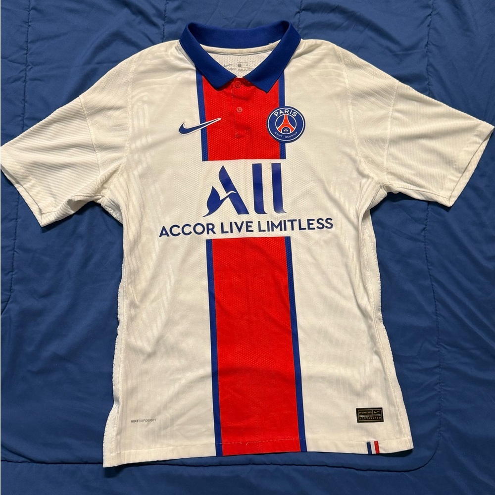 Nike White and Red Men's Jersey